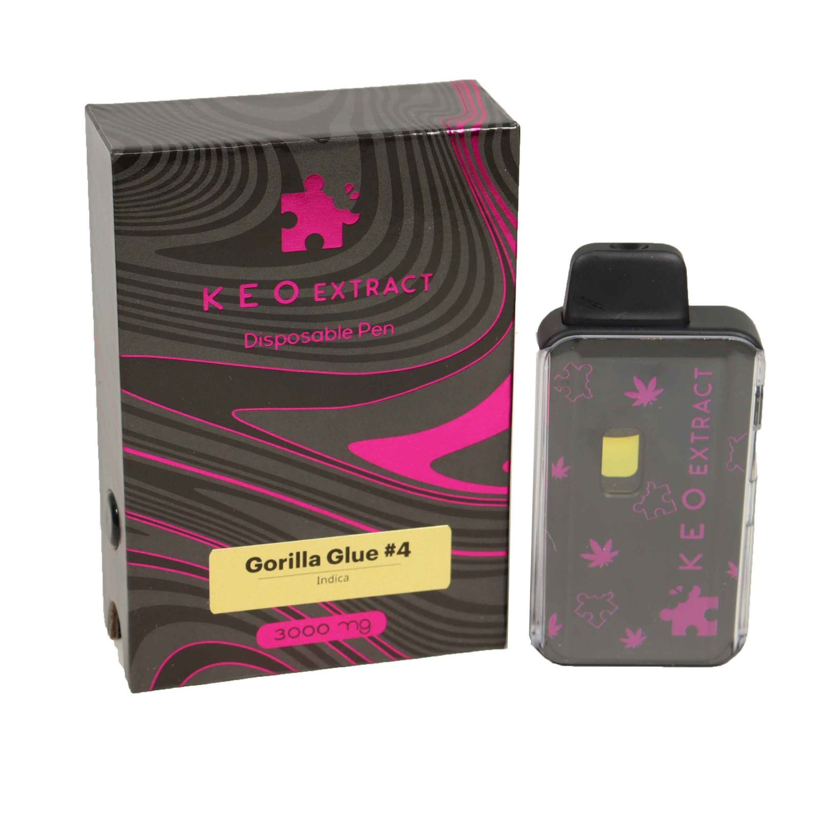 THC Einweg-Vape-Pens | 3ML | Keo Extracts | Indica